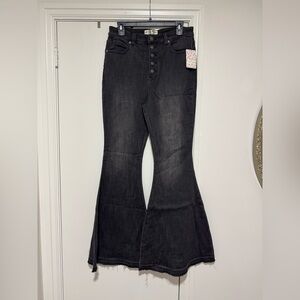 We The Free Charcoal Flare Jeans